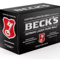 Cerveja Beck's 350ml (Pack com 8)